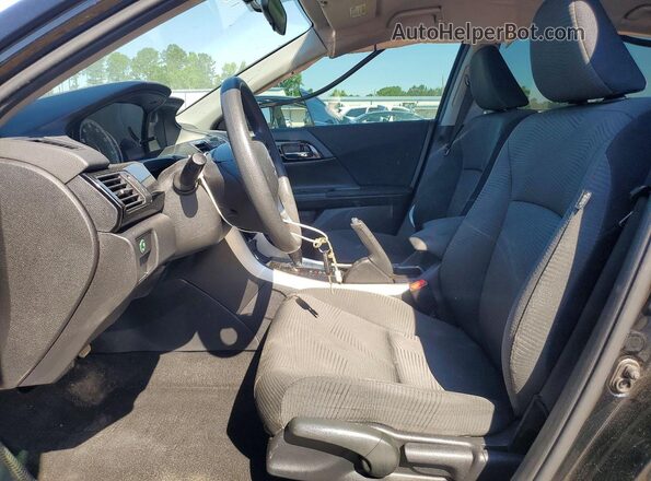 1HGCR2F37HA205032 2017 HONDA ACCORD Black Front interior view