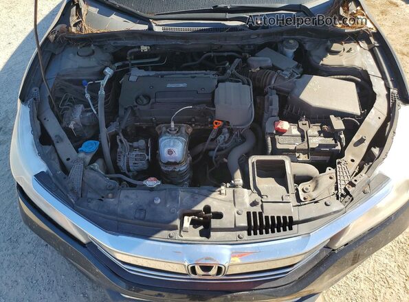 1HGCR2F37HA205032 2017 HONDA ACCORD Black Rear interior view