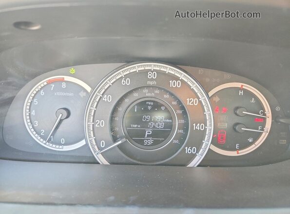 1HGCR2F37HA213731 2017 HONDA ACCORD Silver Вид щитка приладів