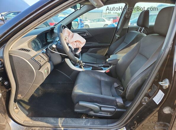 1HGCR2F37HA226186 2017 HONDA ACCORD Black Widok wnętrza z przodu