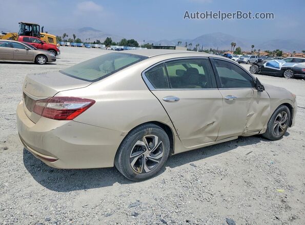 1HGCR2F38GA045628 2016 HONDA ACCORD Tan უკანა მარჯვენა