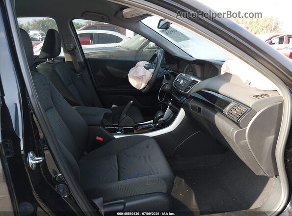 1HGCR2F38GA071582 2016 HONDA ACCORD Black Widok wnętrza z przodu