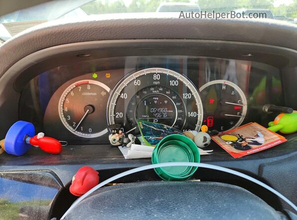 1HGCR2F38GA072537 2016 HONDA ACCORD Gray Widok zestawu wskaźników