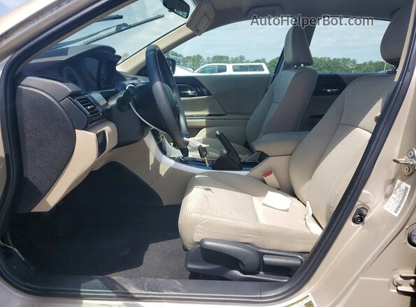 1HGCR2F38GA218872 2016 HONDA ACCORD Gold Widok wnętrza z przodu