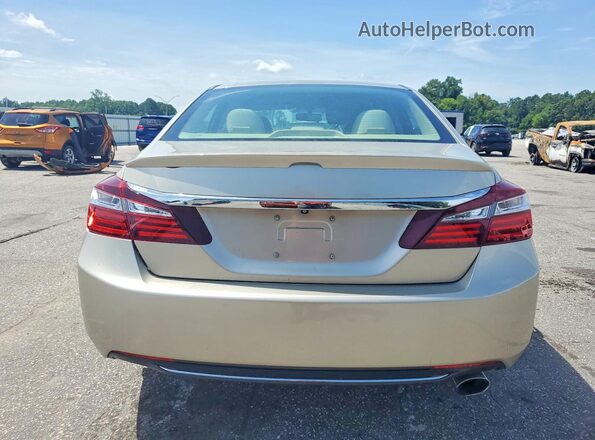 1HGCR2F38GA218872 2016 HONDA ACCORD Gold Widok z tyłu