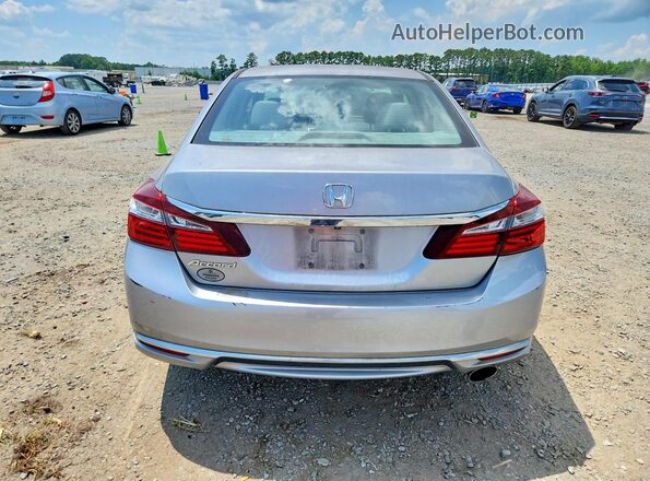 1HGCR2F38GA227698 2016 HONDA ACCORD Silver Vista trasera