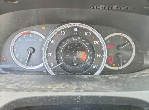 1HGCR2F38GA227698 2016 HONDA ACCORD Silver Vista del cuadro de instrumentos