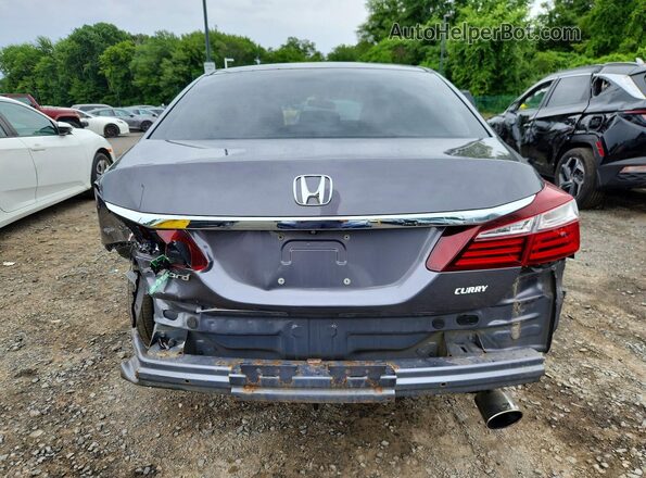 1HGCR2F38HA018883 2017 HONDA ACCORD Gray Widok z tyłu