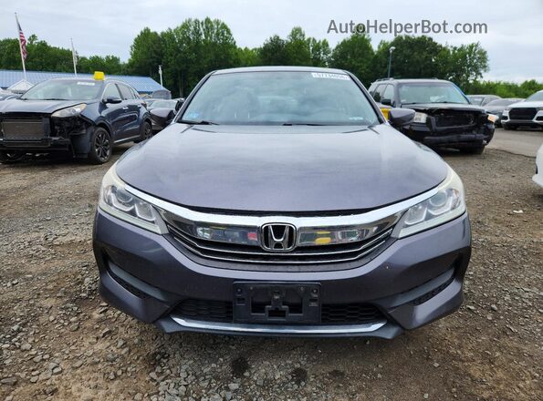 1HGCR2F38HA018883 2017 HONDA ACCORD Gray Widok z przodu