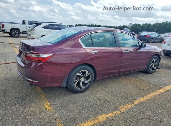 1HGCR2F38HA059773 2017 HONDA ACCORD Burgundy Rear right