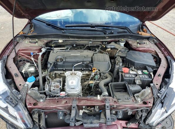 1HGCR2F38HA059773 2017 HONDA ACCORD Burgundy Rear interior view