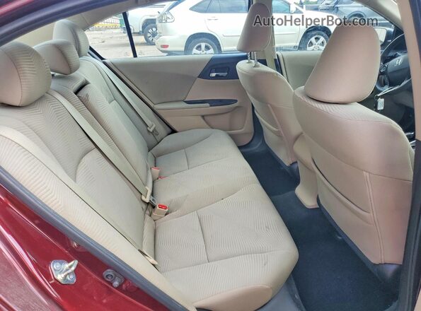 1HGCR2F38HA059773 2017 HONDA ACCORD Burgundy Rear seats view