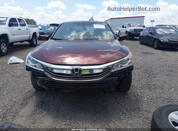 1HGCR2F38HA128493 2017 HONDA ACCORD Maroon 