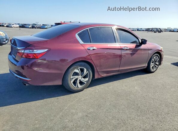 1HGCR2F38HA130101 2017 HONDA ACCORD Burgundy Trasero derecho
