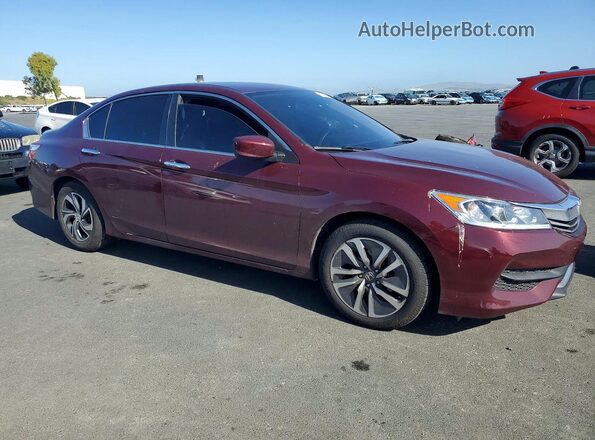 1HGCR2F38HA130101 2017 HONDA ACCORD Burgundy Delantero derecho