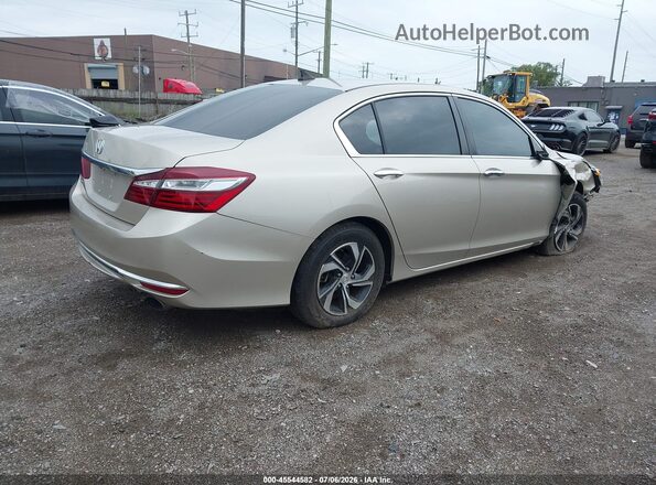1HGCR2F38HA164913 2017 HONDA ACCORD Золотой Задняя правая четверть