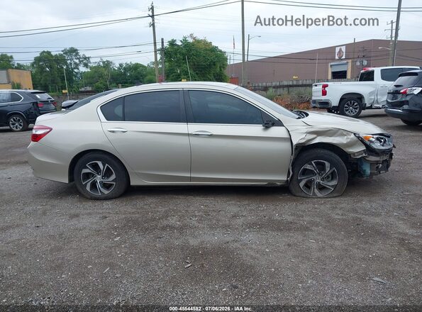 1HGCR2F38HA164913 2017 HONDA ACCORD Золотой Вид задней части салона