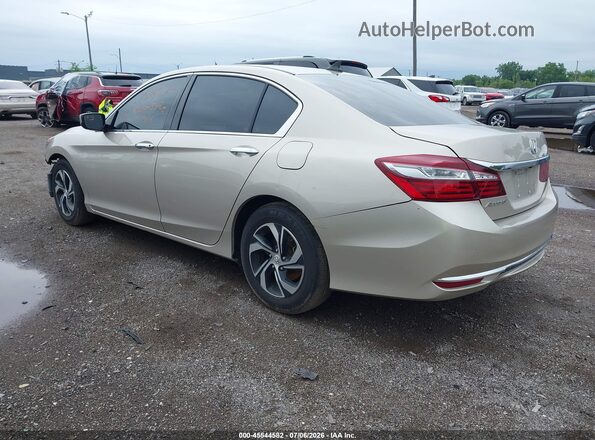 1HGCR2F38HA164913 2017 HONDA ACCORD Золотой Задняя левая четверть
