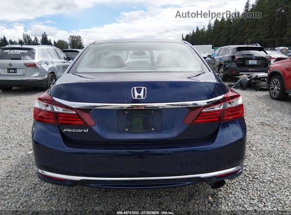 1HGCR2F38HA166239 2017 HONDA ACCORD Blue 