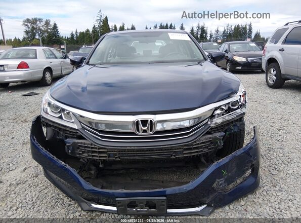 1HGCR2F38HA166239 2017 HONDA ACCORD Blue Սալոնի հետևի տեսք