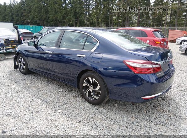 1HGCR2F38HA166239 2017 HONDA ACCORD Blue Հետևի ձախ
