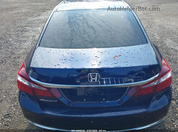 1HGCR2F38HA205380 2017 HONDA ACCORD Blue 