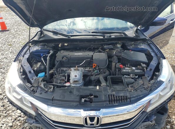 1HGCR2F38HA215939 2017 HONDA ACCORD Blue უკანა სალონის ხედი