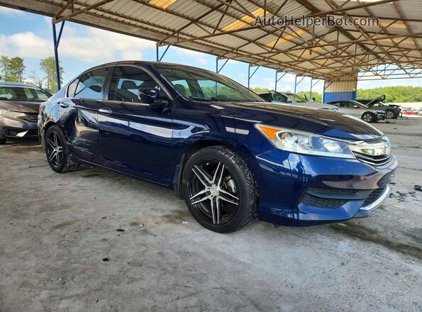 1HGCR2F38HA241215 2017 HONDA ACCORD Blue Delantero derecho