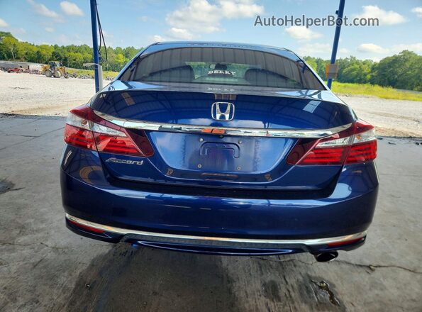 1HGCR2F38HA241215 2017 HONDA ACCORD Blue Vista trasera
