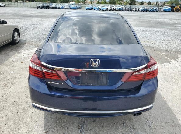 1HGCR2F38HA246527 2017 HONDA ACCORD Blue Հետևի տեսք