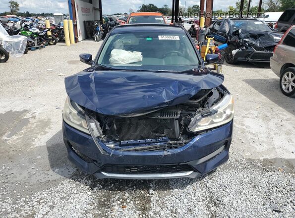 1HGCR2F38HA246527 2017 HONDA ACCORD Blue Դիմացի տեսք