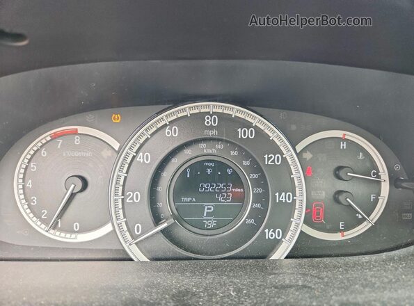 1HGCR2F38HA302837 2017 HONDA ACCORD White Սարքավորումների վահանակի տեսք