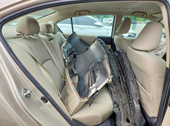 1HGCR2F39GA093669 2016 HONDA ACCORD Beige უკანა სავარძლების ხედი
