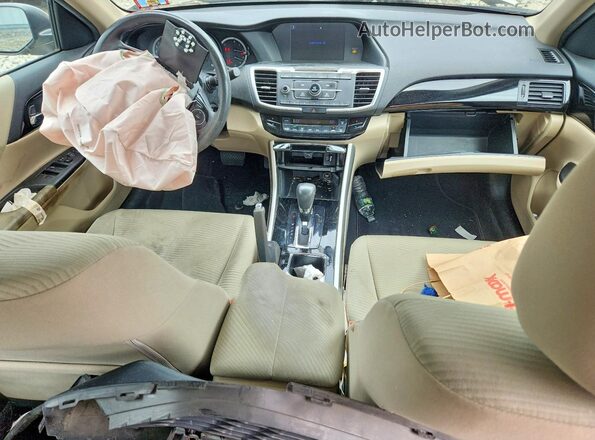 1HGCR2F39GA093669 2016 HONDA ACCORD Beige წინა პანელის ხედი