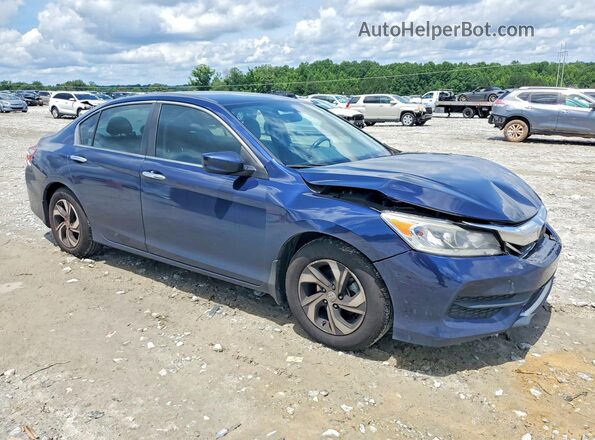 1HGCR2F39HA057742 2017 HONDA ACCORD Blue Передня права чверть