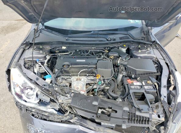 1HGCR2F39HA060592 2017 HONDA ACCORD Серый Вид задней части салона