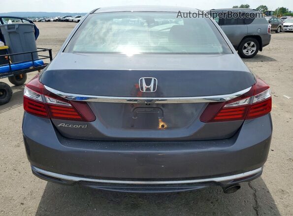 1HGCR2F39HA060592 2017 HONDA ACCORD Серый Вид сзади