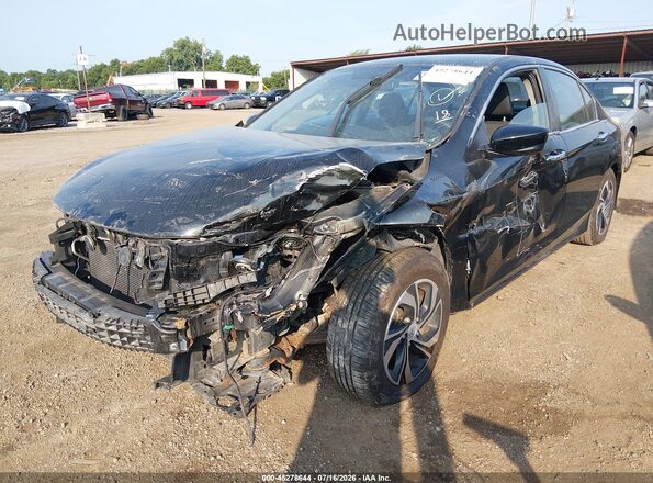 1HGCR2F39HA258458 2017 HONDA ACCORD Black Vista tres cuartos delantera izquierda