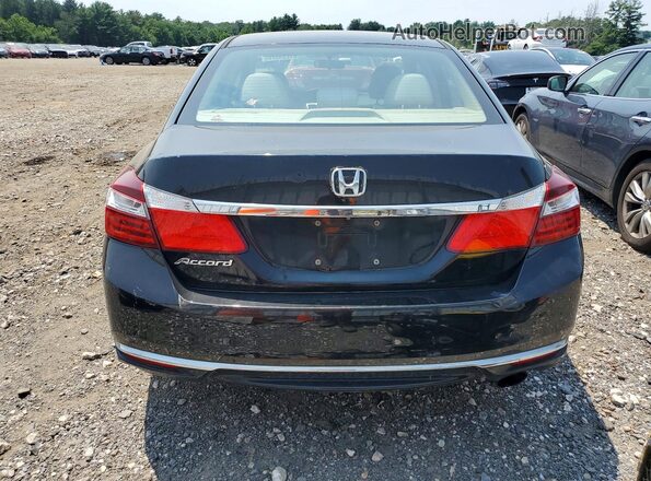 1HGCR2F39HA263403 2017 HONDA ACCORD Black Rear view