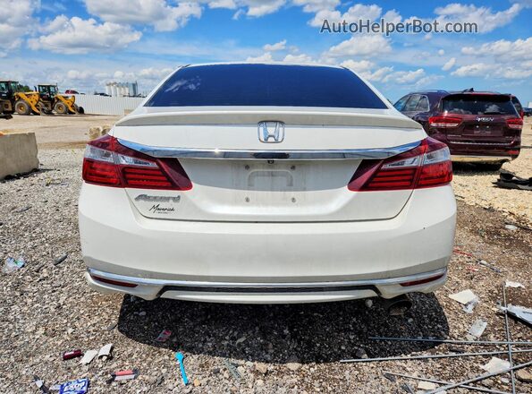 1HGCR2F3XGA028152 2016 HONDA ACCORD White Вид ззаду