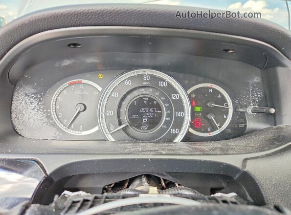 1HGCR2F3XGA028152 2016 HONDA ACCORD White Вид щитка приладів