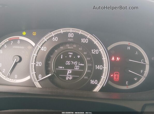 1HGCR2F3XGA068831 2016 HONDA ACCORD Черный Вид задних сидений