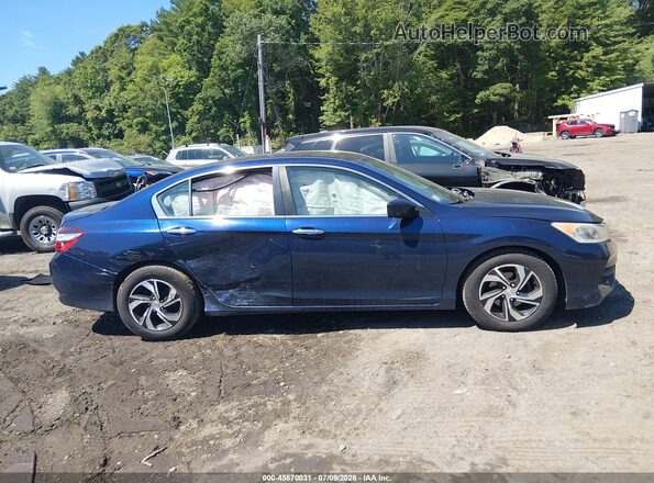 1HGCR2F3XGA116098 2016 HONDA ACCORD Синий Вид щитка приборов