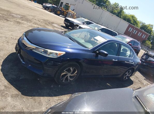 1HGCR2F3XGA116098 2016 HONDA ACCORD Синий Вид задней части салона