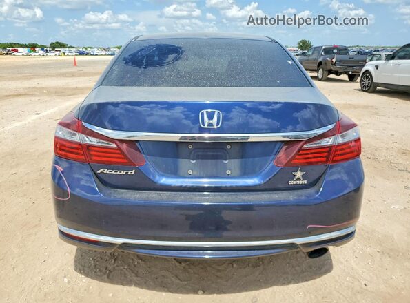 1HGCR2F3XGA232305 2016 HONDA ACCORD Black Вид ззаду