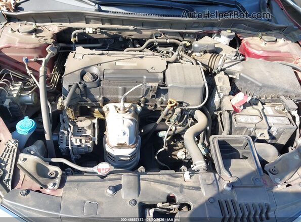 1HGCR2F3XHA297771 2017 HONDA ACCORD Burgundy Vista trasera
