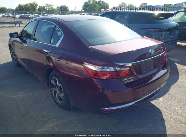 1HGCR2F3XHA297771 2017 HONDA ACCORD Burgundy Trasero izquierdo