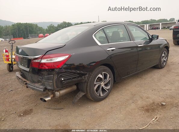 1HGCR2F40GA047172 2016 HONDA ACCORD Black Tył prawy