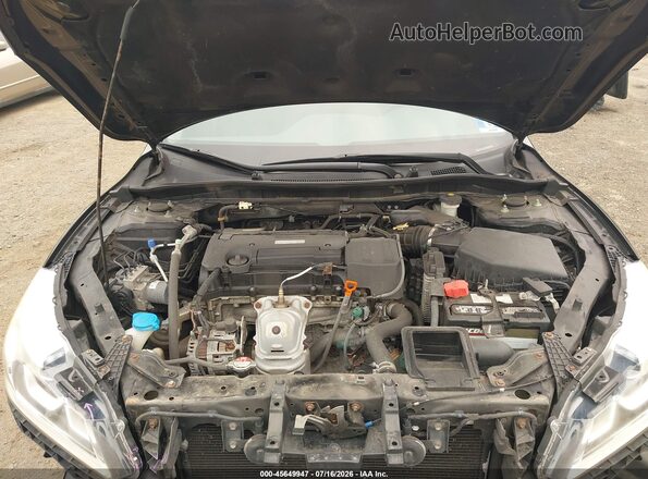 1HGCR2F40GA047172 2016 HONDA ACCORD Black Widok z tyłu