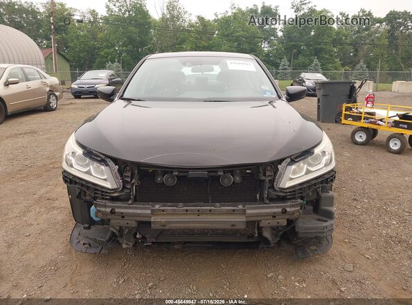 1HGCR2F40GA047172 2016 HONDA ACCORD Black Widok wnętrza z tyłu